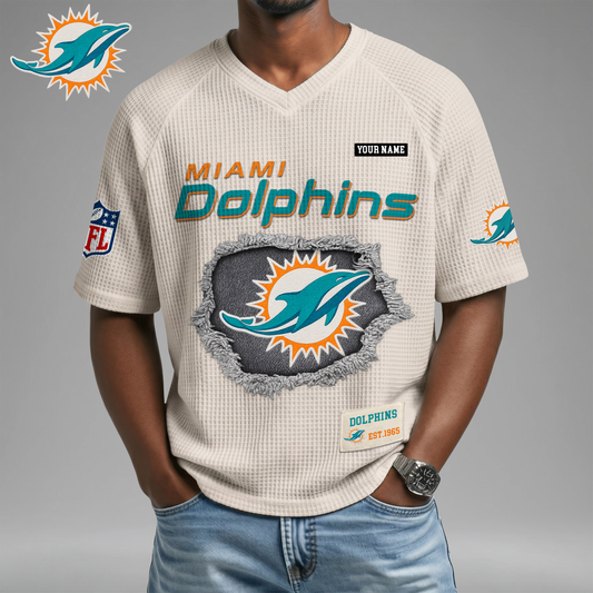 PREMIUM NFL X MD Game Day Waffle V-neck T-shirt 110626