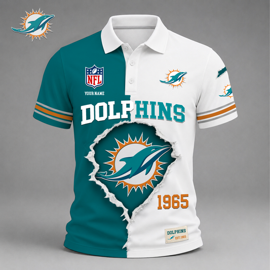 PREMIUM NFL X MD LUXURY V-Neck POLO SHIRT 150626