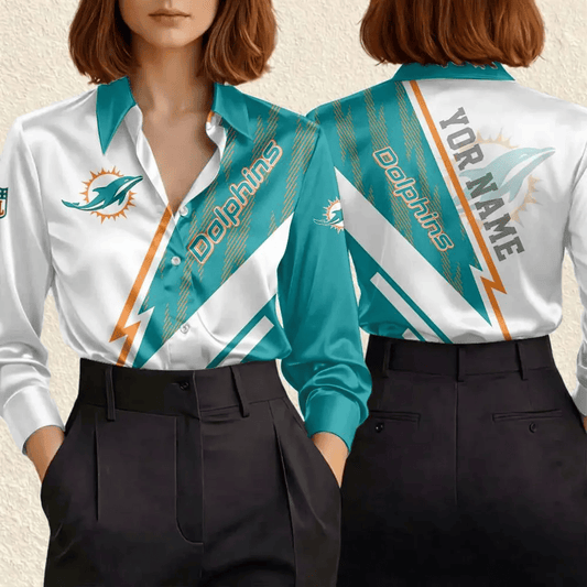 PREMIUM NFL X MIA Strike Elegant Office Shirt LIMITED EDITIONS NDT LVH 270526