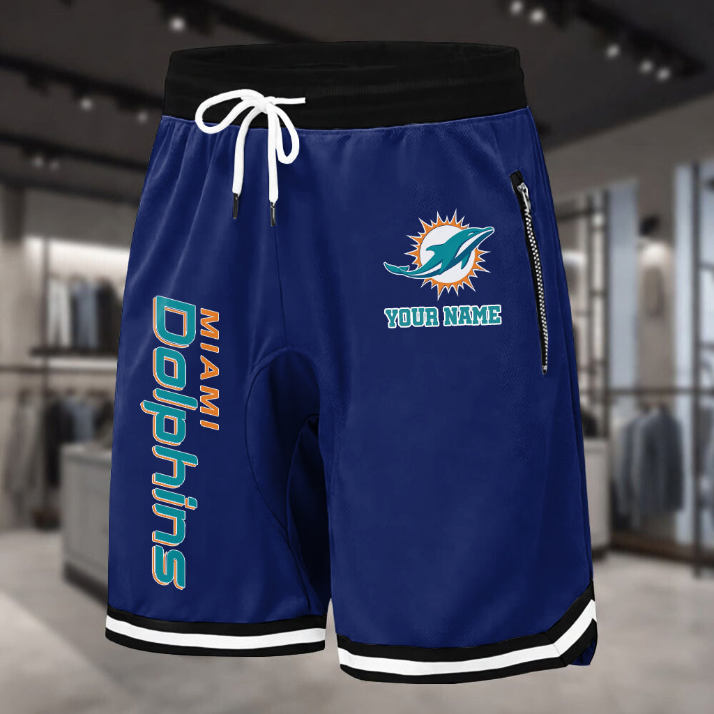 PREMIUM NFL X MIA Summer Fitness Breathable Basketball Shorts NDT LVH 230426