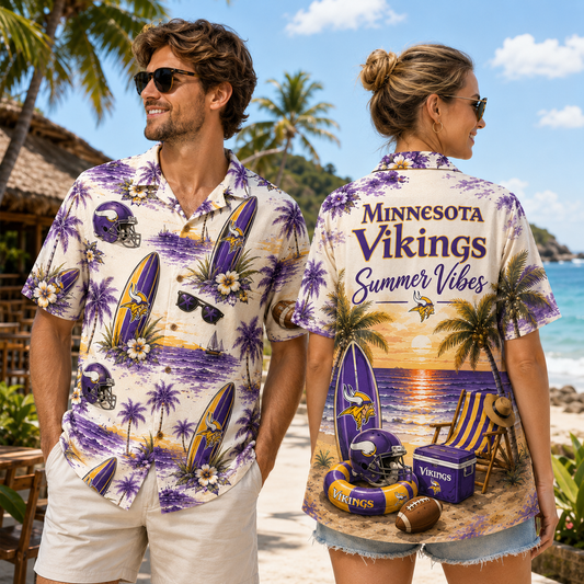 PREMIUM NFL X MIN Summer Vibes Premium Hawaiian Shirt Limited Edition NDT NHM 100626