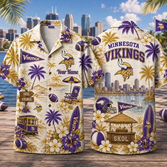 PREMIUM NFL X MV Personalized Hawaiian Shirt FOR SUMMER HOLIDAY 150626