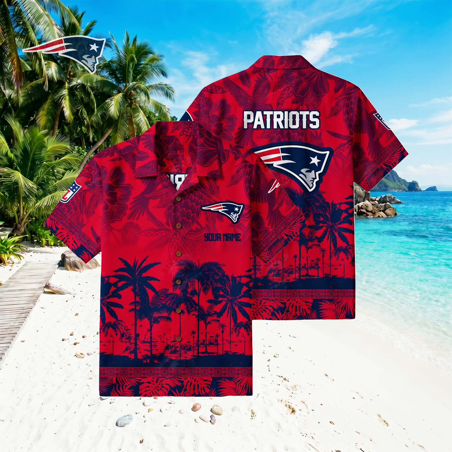 PREMIUM NFL X NEP Floral With Parrots Hawaiian Shirt NDT VHM 060526