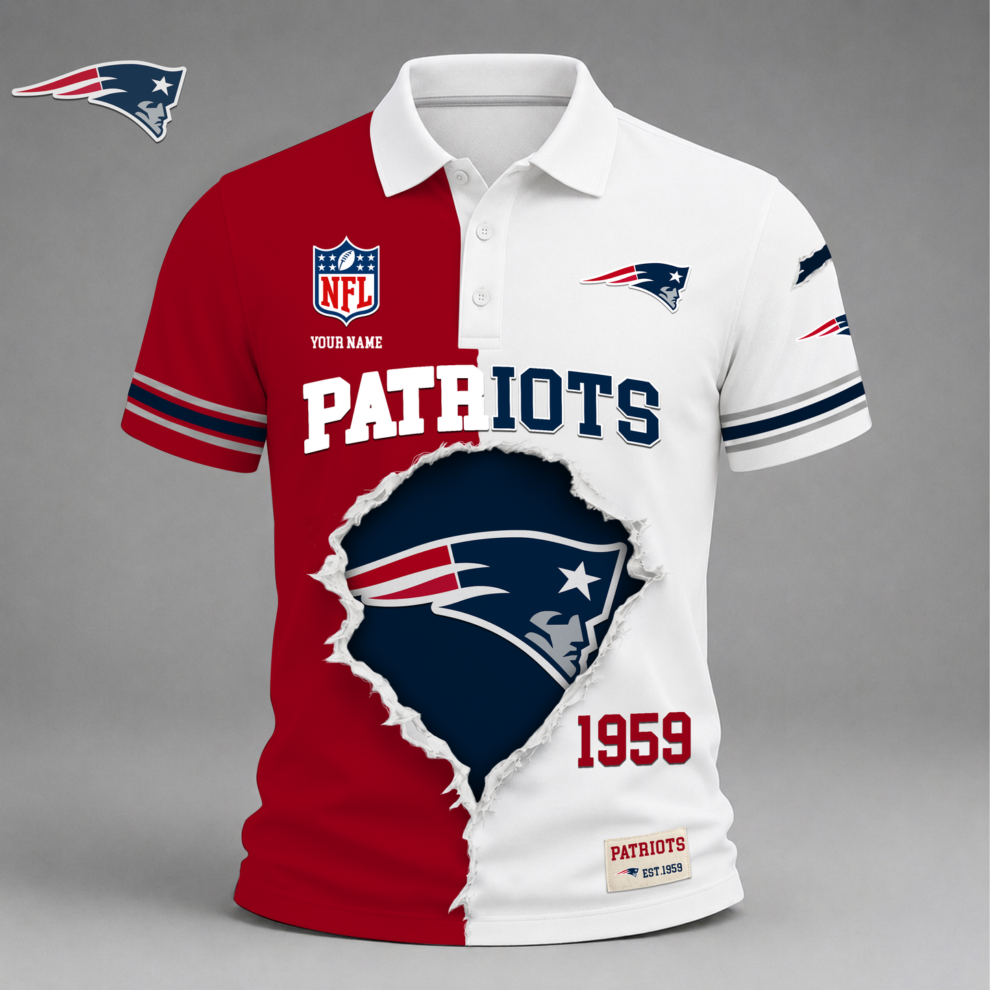 PREMIUM NFL X NEP LUXURY V-Neck POLO SHIRT 150626