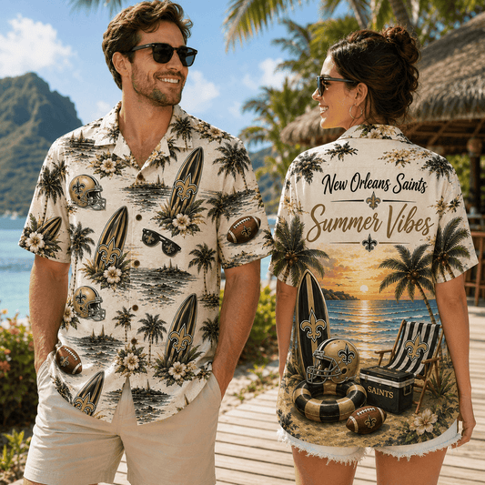 PREMIUM NFL X NO Summer Vibes Premium Hawaiian Shirt Limited Edition NDT NHM 100626