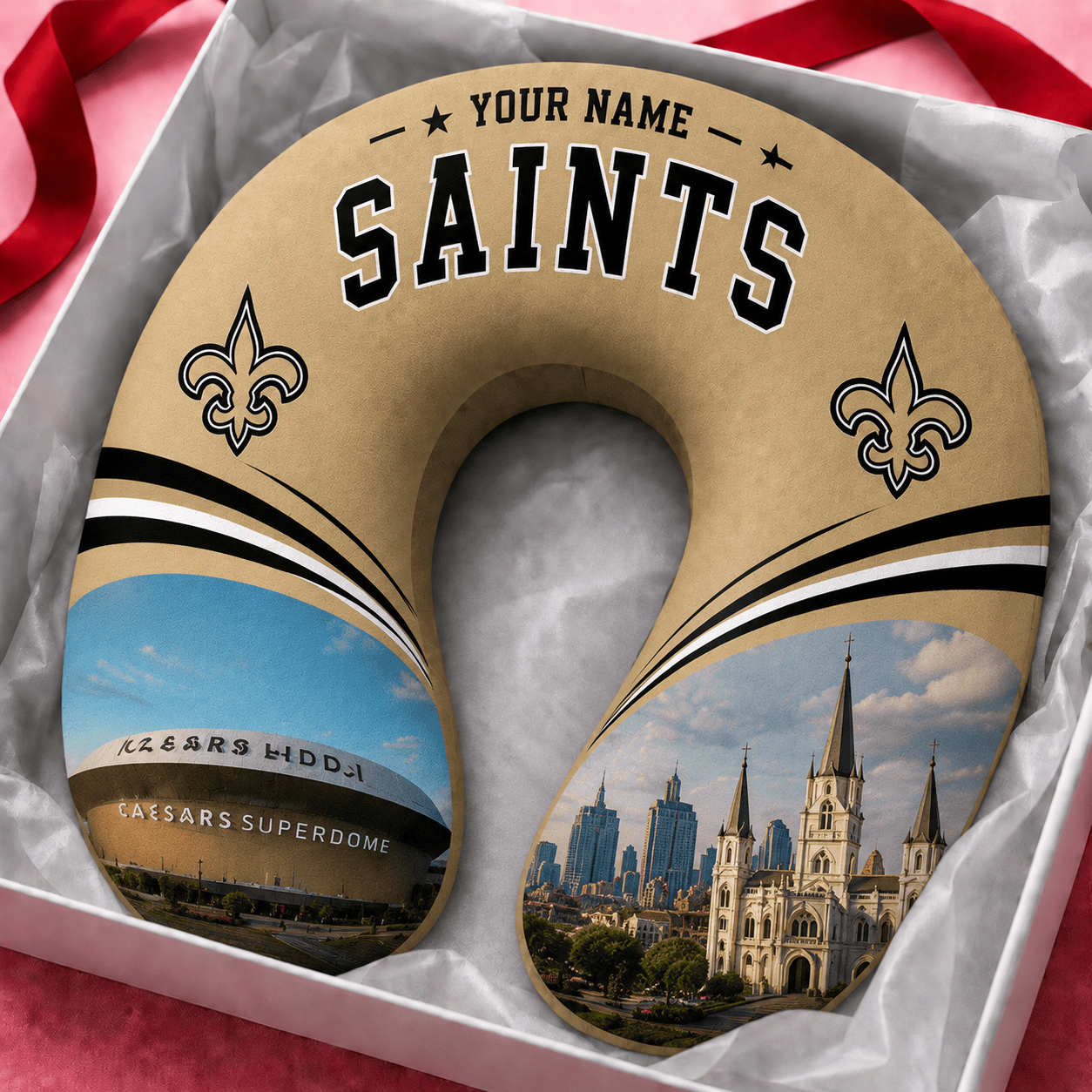 PREMIUM NFL  X NOS Special New Neck Pillow Custom  Name  100626