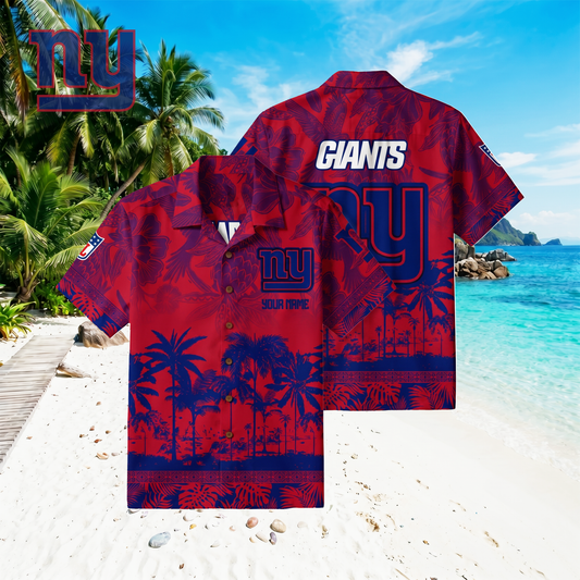PREMIUM NFL X NYG Floral With Parrots Hawaiian Shirt NDT VHM 060526