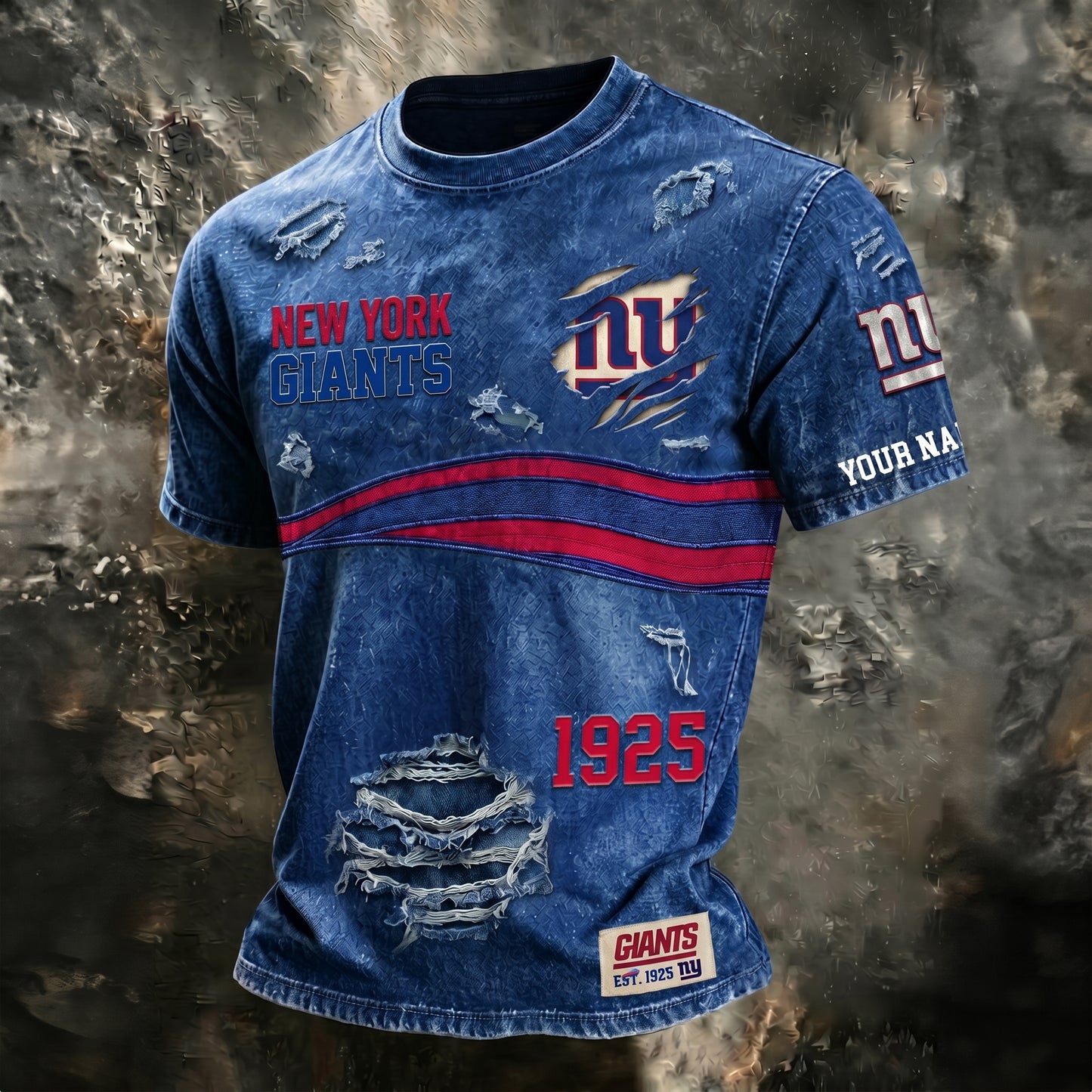 PREMIUM NFL X NYG Streetwear & Edgy CUSTOME NAME SHIRT 120626