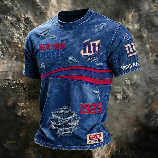 PREMIUM NFL X NYG Streetwear & Edgy CUSTOME NAME SHIRT 120626