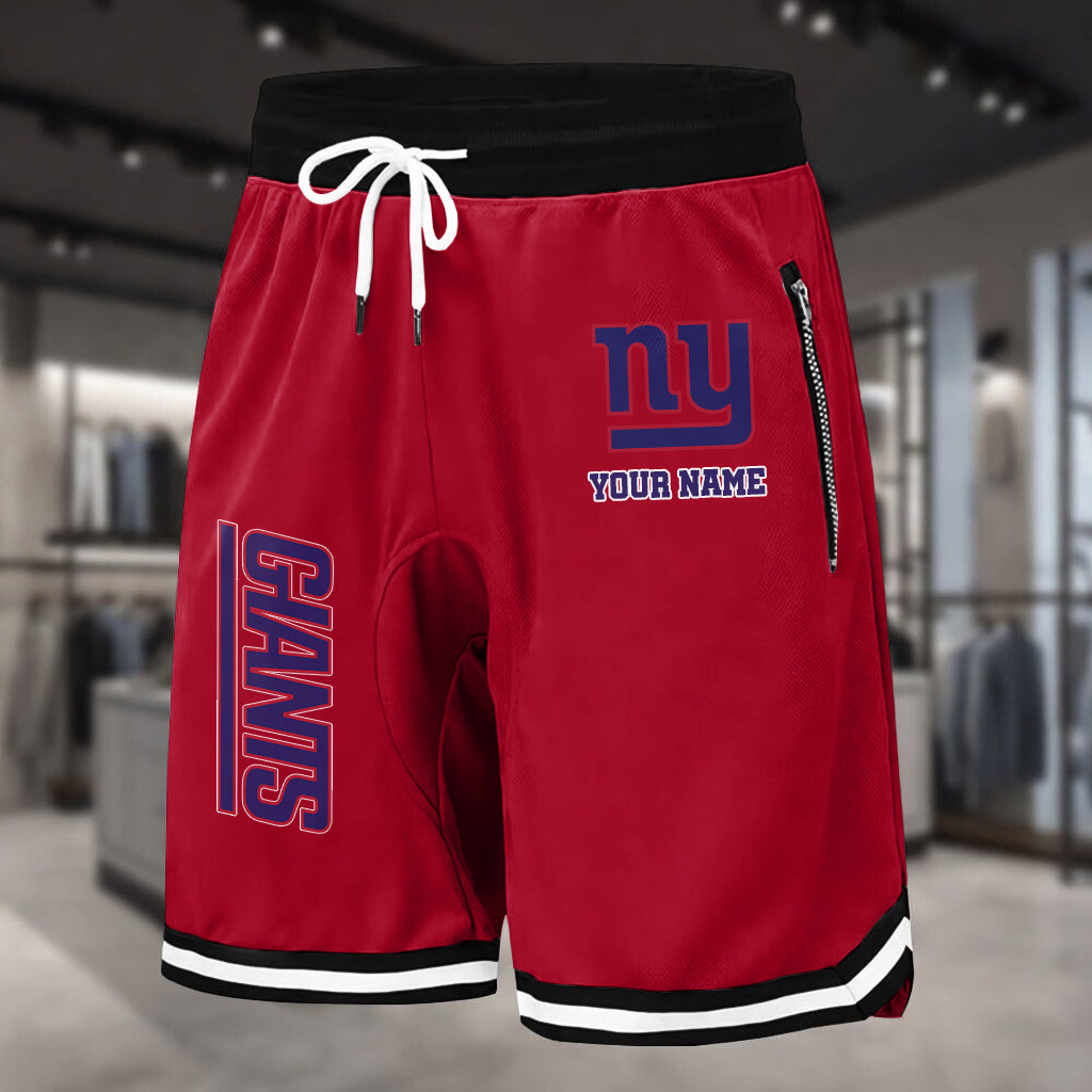 PREMIUM NFL X NYG Summer Fitness Breathable Basketball Shorts NDT LVH 230426
