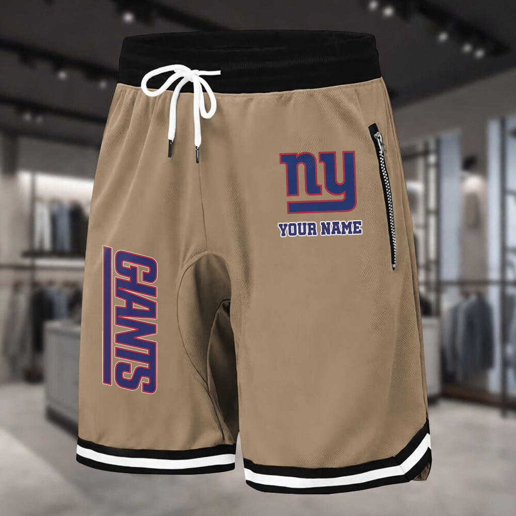 PREMIUM NFL X NYG Summer Fitness Breathable Basketball Shorts NDT LVH 230426