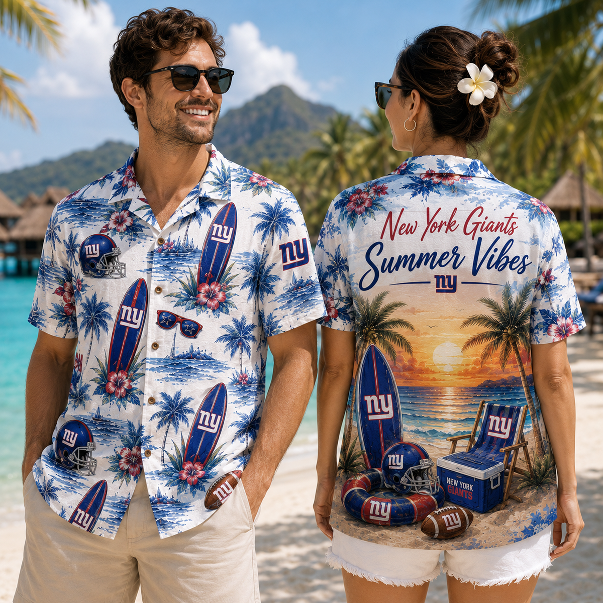 PREMIUM NFL X NYG Summer Vibes Premium Hawaiian Shirt Limited Edition NDT NHM 100626