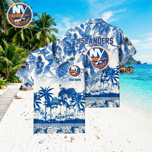 PREMIUM NHL X NYI Floral With Parrots Hawaiian Shirt NDT VHM 060526