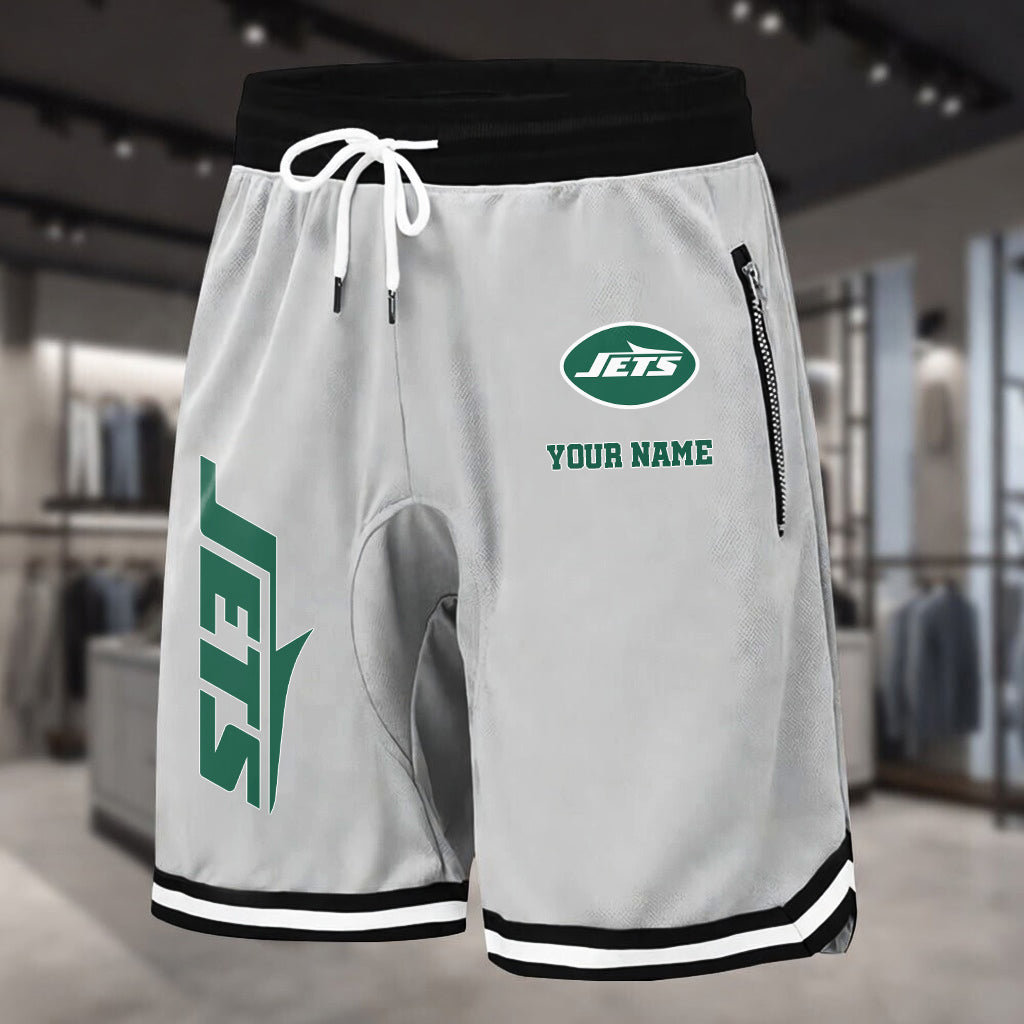 PREMIUM NFL X NYJ Summer Fitness Breathable Basketball Shorts NDT LVH 60426