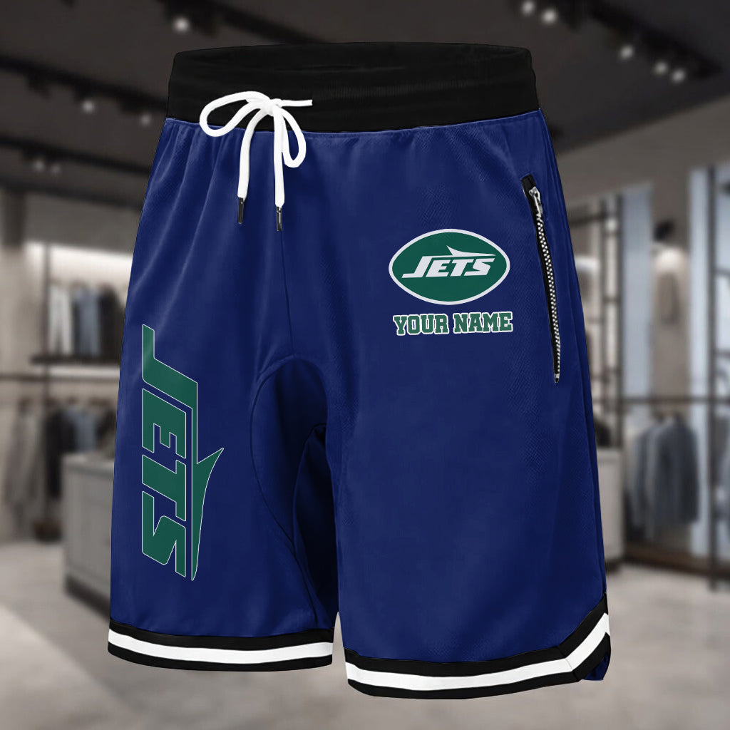 PREMIUM NFL X NYJ Summer Fitness Breathable Basketball Shorts NDT LVH 230426
