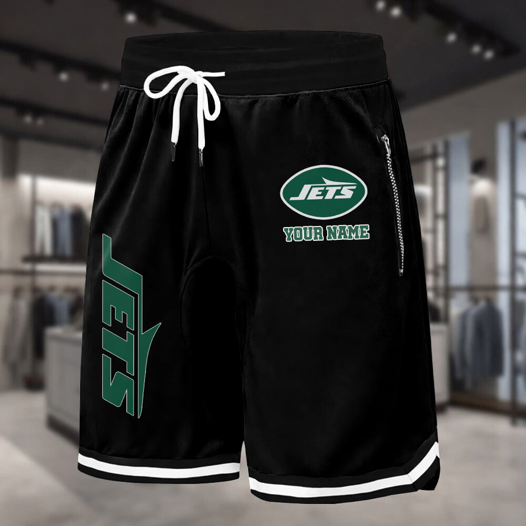 PREMIUM NFL X NYJ Summer Fitness Breathable Basketball Shorts NDT LVH 230426