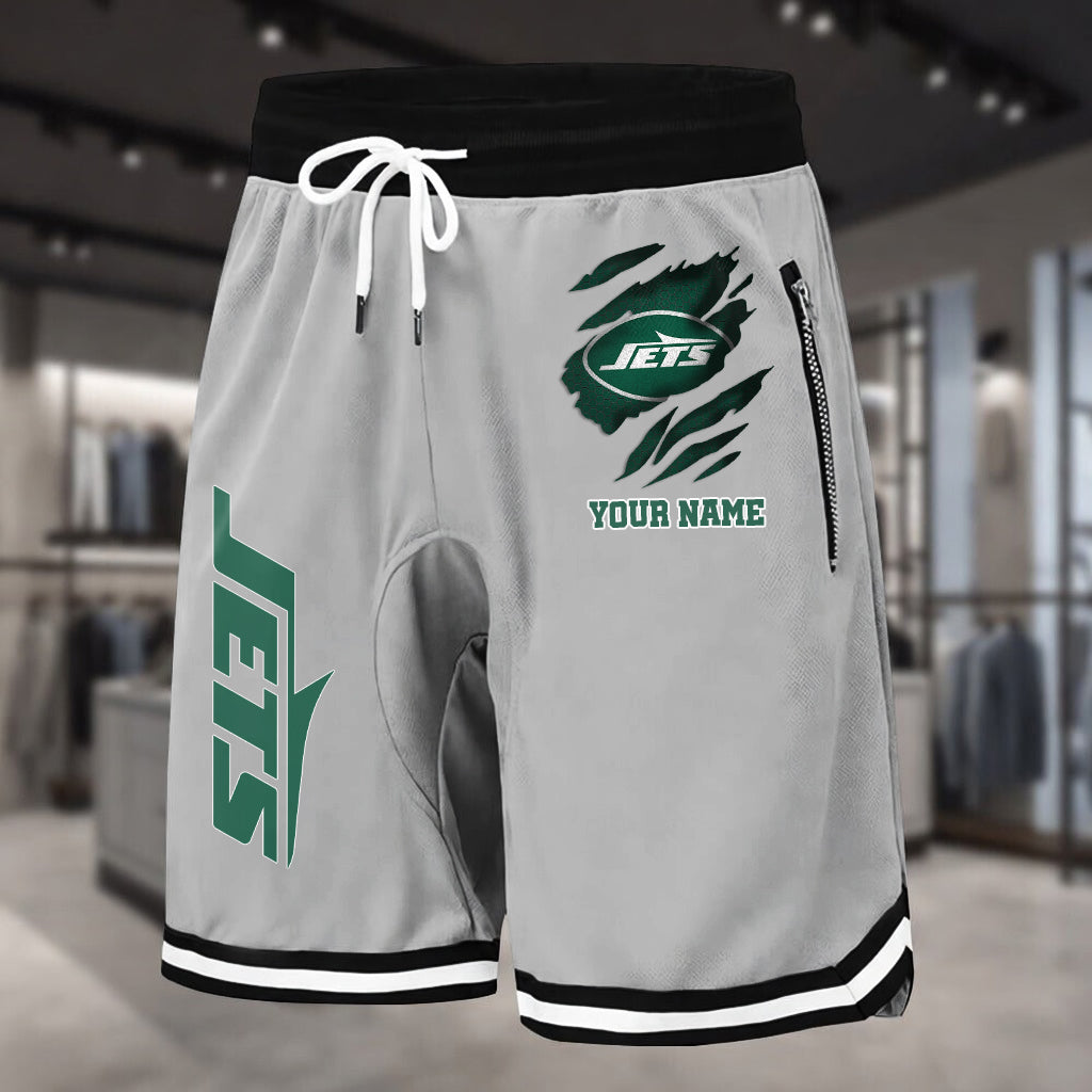 PREMIUM NFL X NYJ Summer Fitness Breathable Basketball Shorts v2 NDT LVH 230426