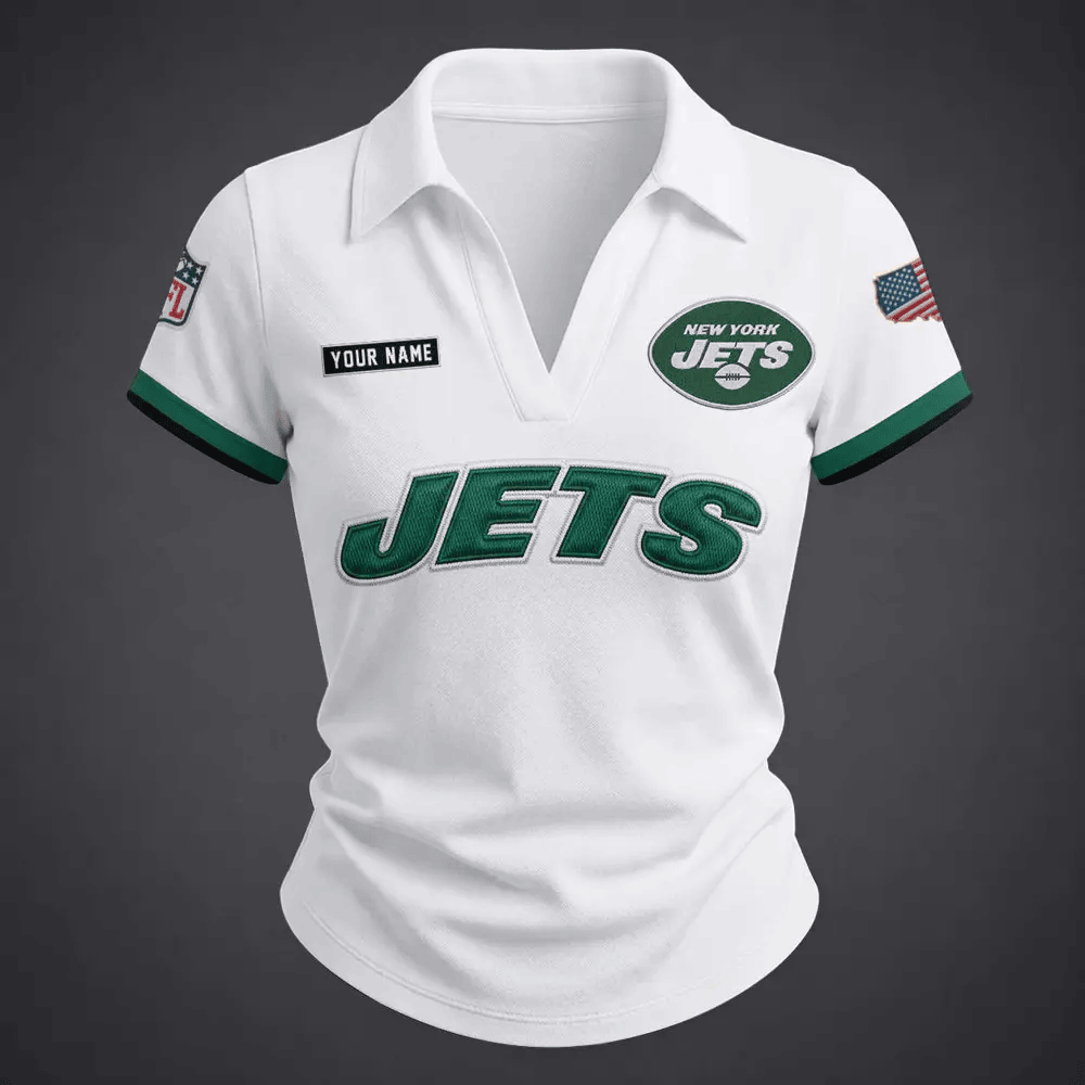 PREMIUM NFL X NYJ Women’s Collared Shirt FOR SUMMER HOLIDAY NDT VHM 090626