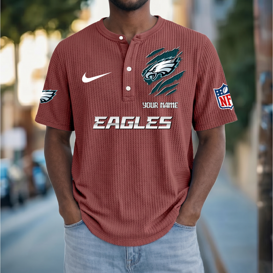 PREMIUM NFL  X  PE Crew neck button Henry Shirt Limited Editions NDT VHM 230426