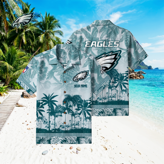 PREMIUM NFL X PE Floral With Parrots Hawaiian Shirt NDT VHM 060526