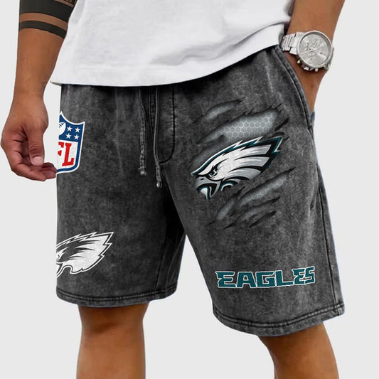 PREMIUM NFL X PE Wash Shorts FOR SUMMER HOLIDAY NDT NTN 030426