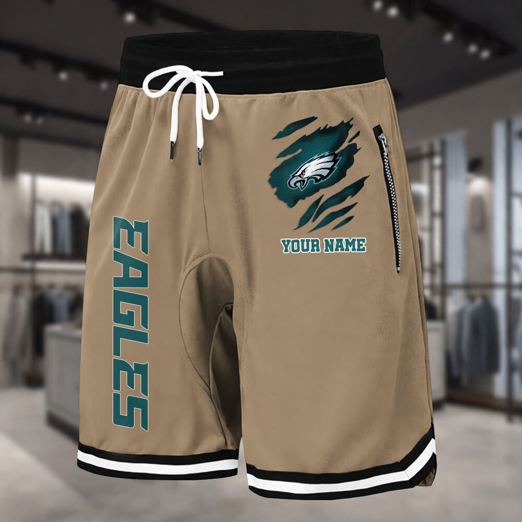 PREMIUM NFL X PHI Summer Fitness Breathable Basketball Shorts v2 NDT LVH 230426