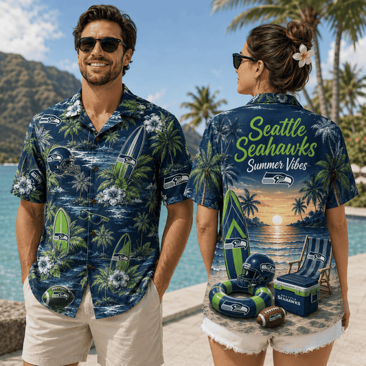 PREMIUM NFL X SEA Summer Vibes Premium Hawaiian Shirt Limited Edition NDT NHM 100626