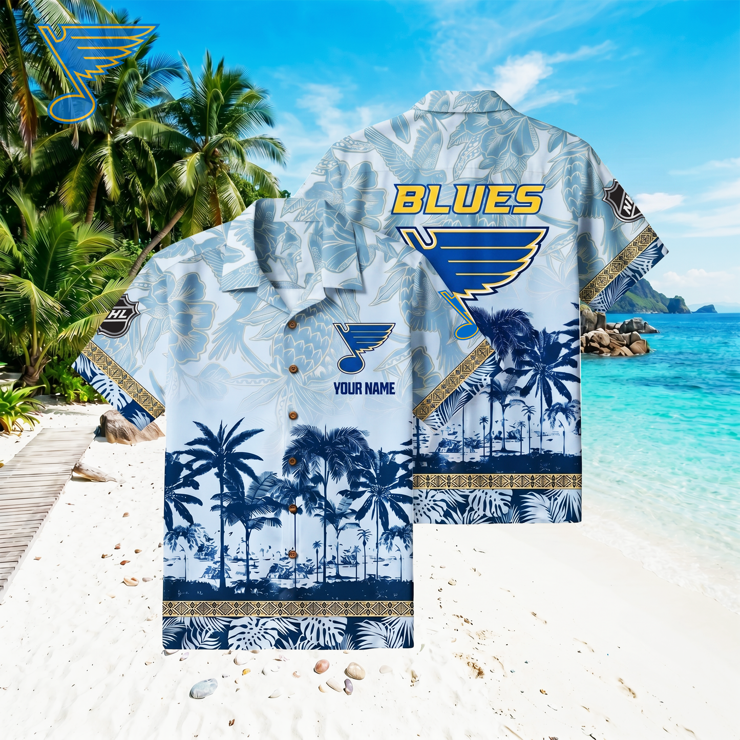 PREMIUM NHL X SLB Floral With Parrots Hawaiian Shirt NDT VHM 060526