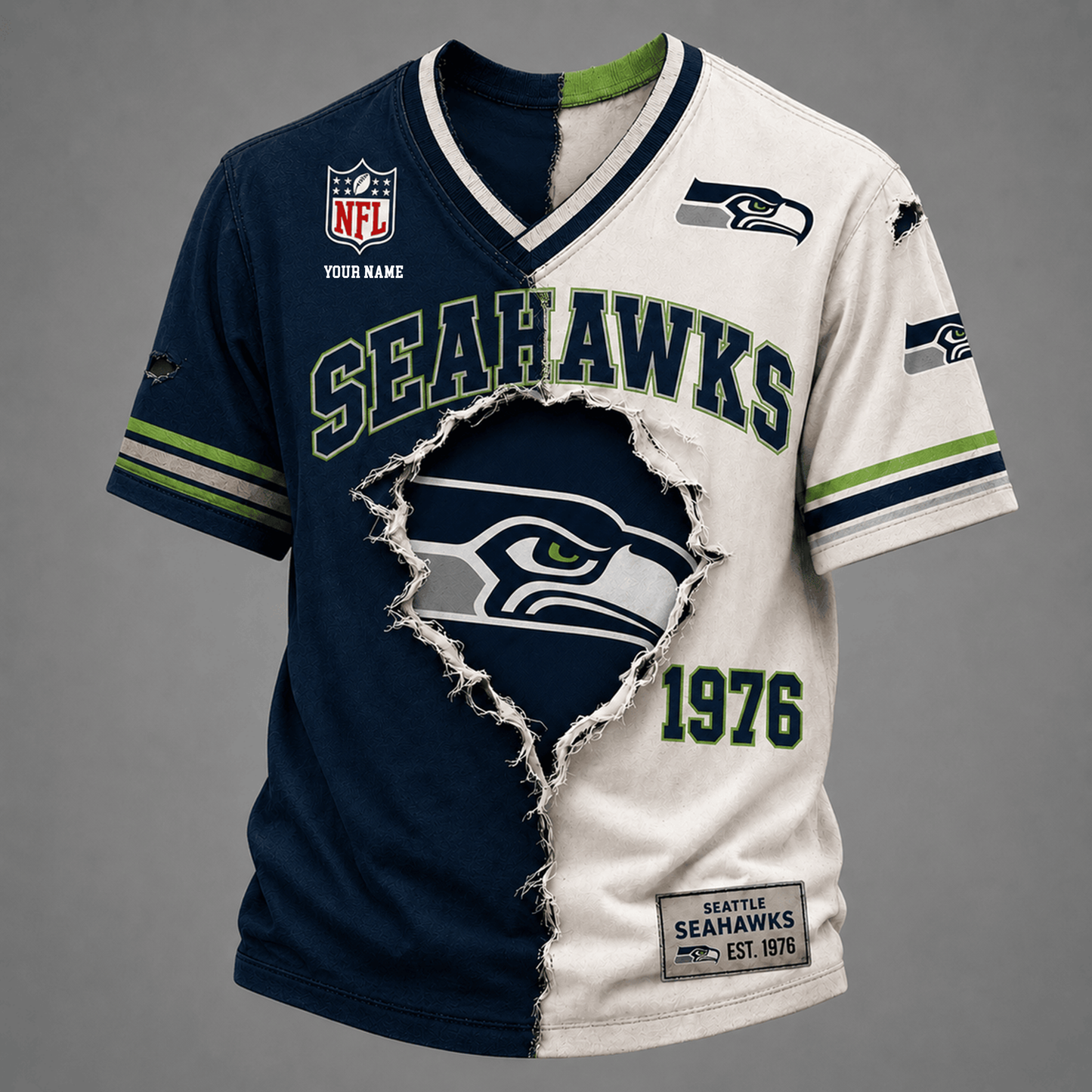 PREMIUM NFL X SS GAME DAY  V-Neck T Shirt FOR SUMMER HOLIDAY NDT VHM 050626
