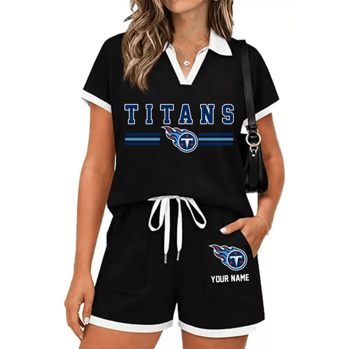 PREMIUM NFL X TEN Retro Athletic Contrast Polo Set FOR SUMMER HOLIDAY NDT NHM 100626