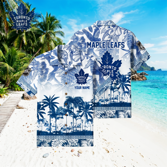 PREMIUM NHL X TML Floral With Parrots Hawaiian Shirt NDT VHM 060526