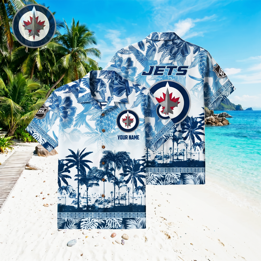 PREMIUM NHL X WJ Floral With Parrots Hawaiian Shirt NDT VHM 060526
