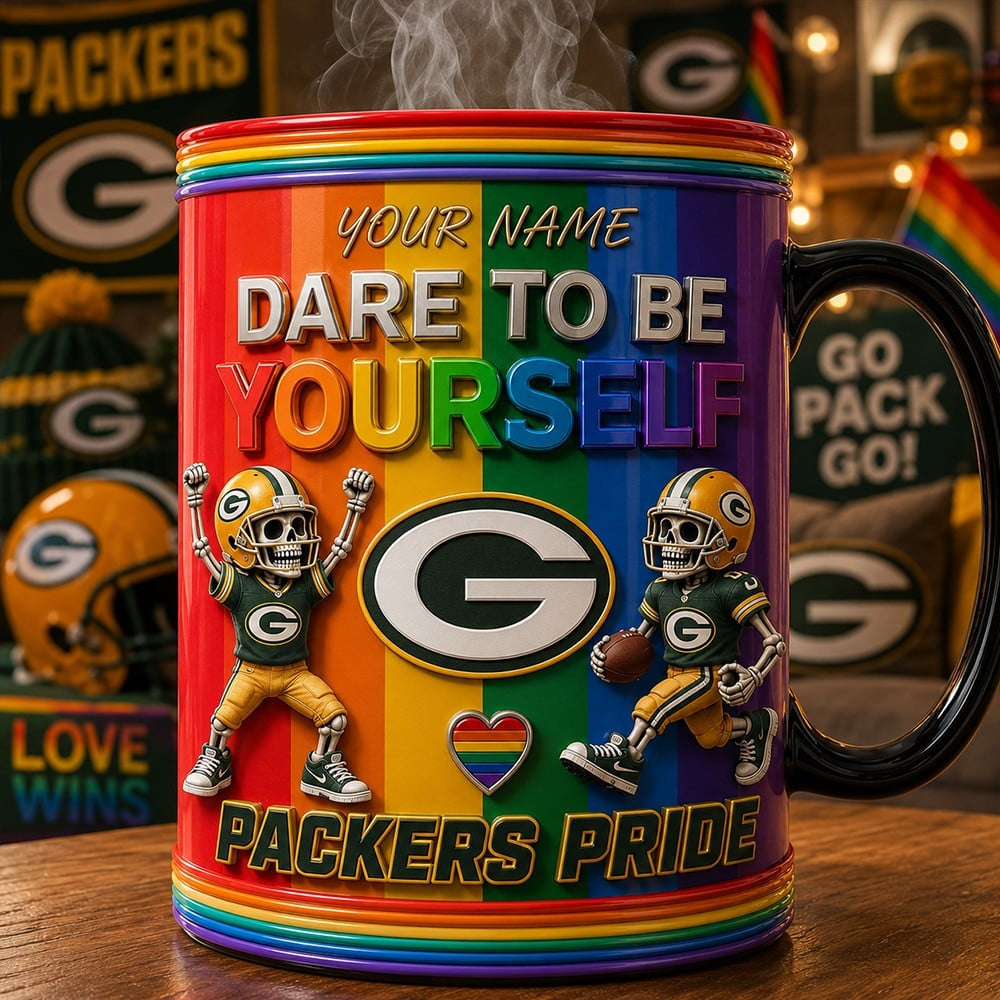 PREMIUM NFL x GB LGBT Special Ceramic Mug Personalized 290626