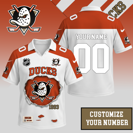 PREMIUM NHL X AD Streetwear Polo Shirt Custom Gifts For Fan NDT VHM 010626
