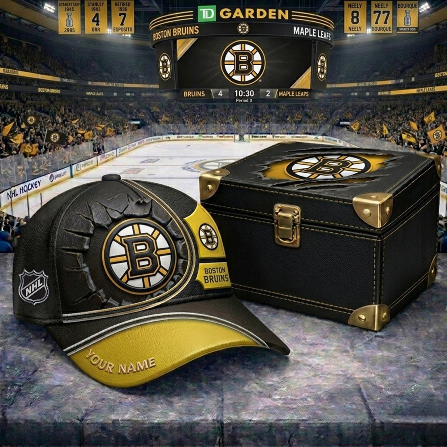 PREMIUM NHL X BB CRACK CUSTOM NAME HAT V303 NDT NHM 150526