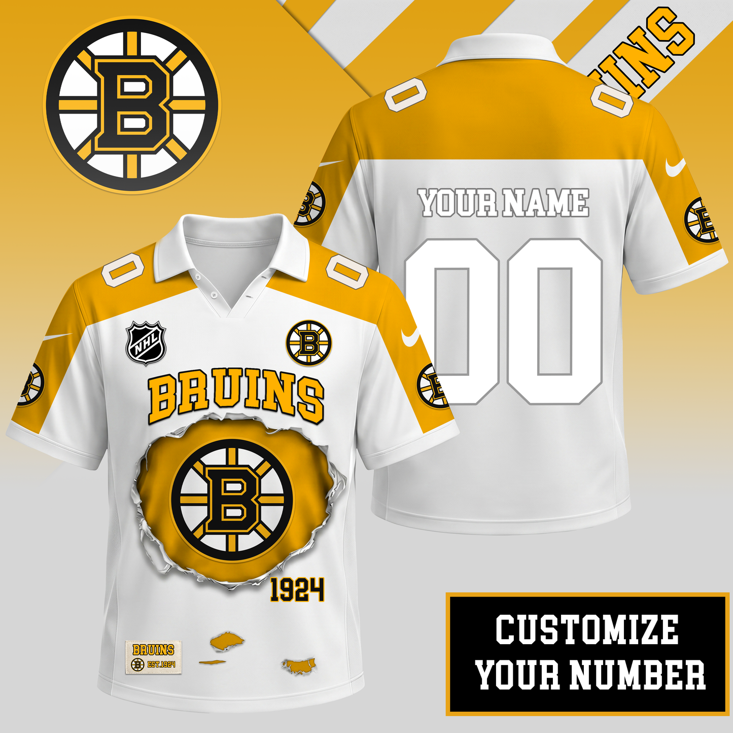 PREMIUM NHL X BB Streetwear Polo Shirt Custom Gifts For Fan NDT VHM 010626