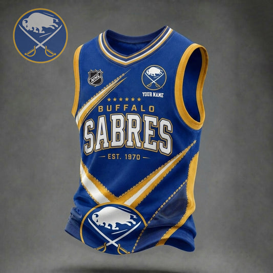 PREMIUM NHL X BS Game Day V-Neck Tank Top Custome Shirt NDT NHM 060626