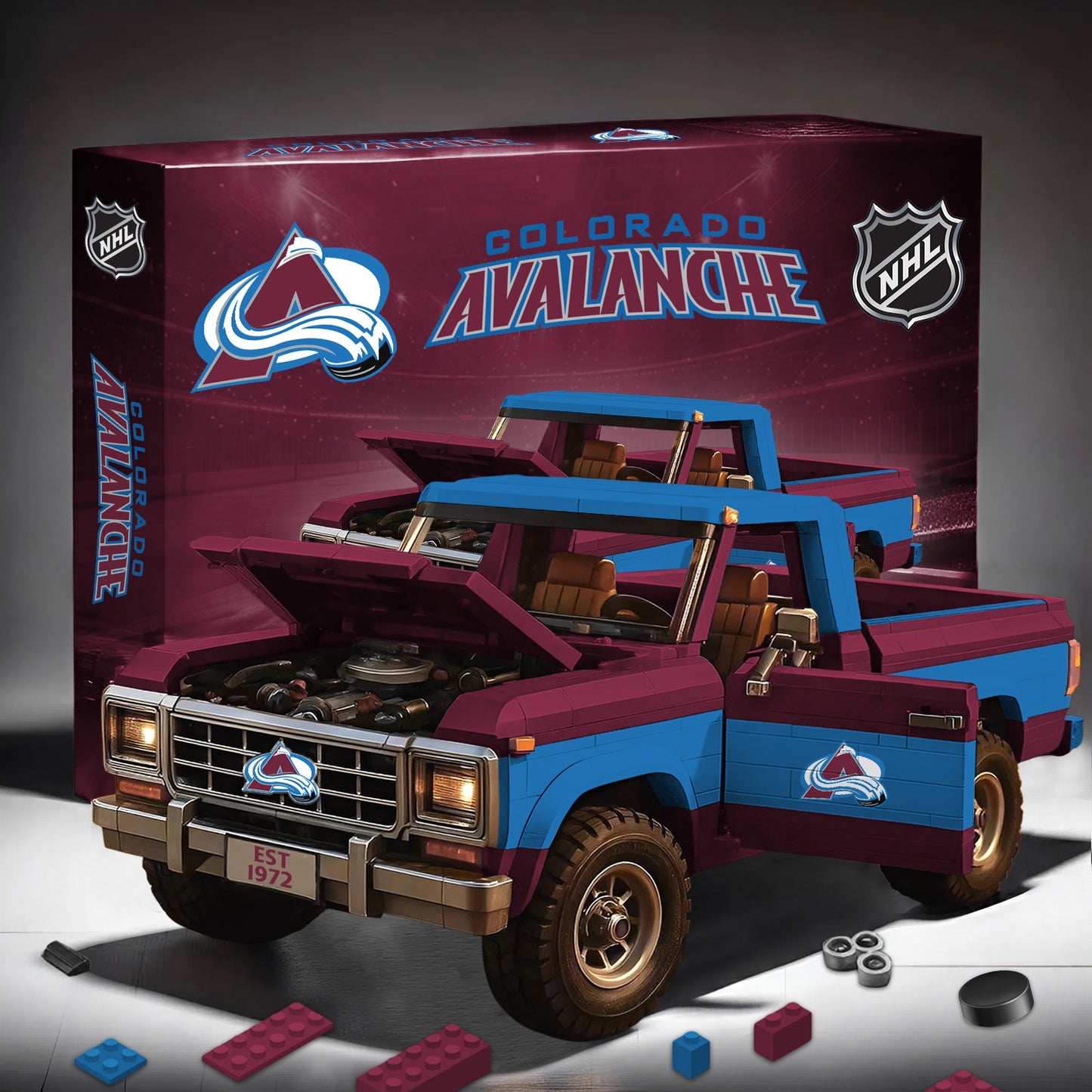 PREMIUM NHL X CA Elite Craft Ford F150 3D Build Your Own Toy NDT NHM 180426