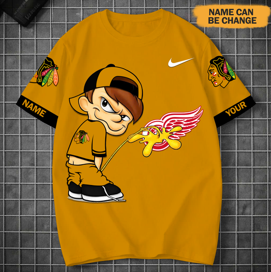 PREMIUM NHL X CB Funny Peeing Boy New Tshirt Custom Name NDT VHM 160426