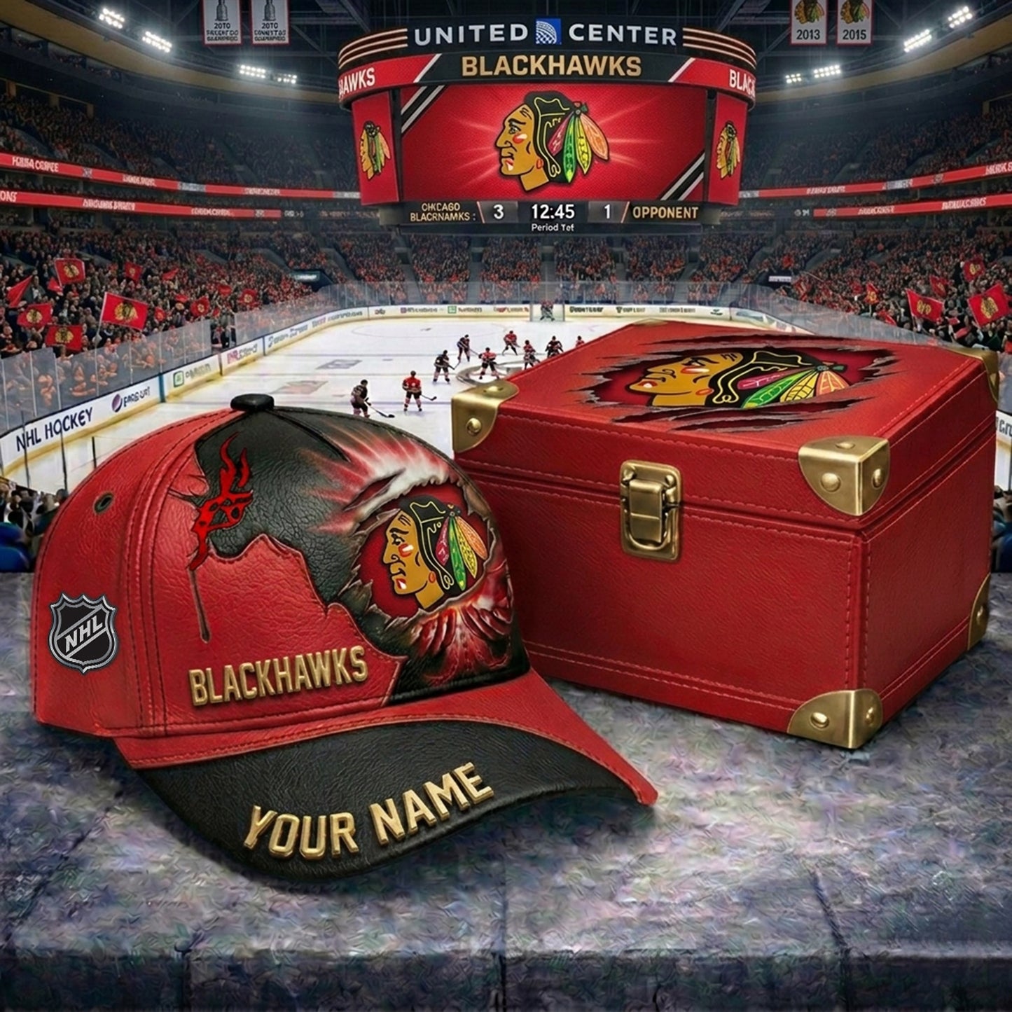 PREMIUM NHL X CB JESUS CRACK CUSTOM NAME HAT V30 NDT NHM 140526