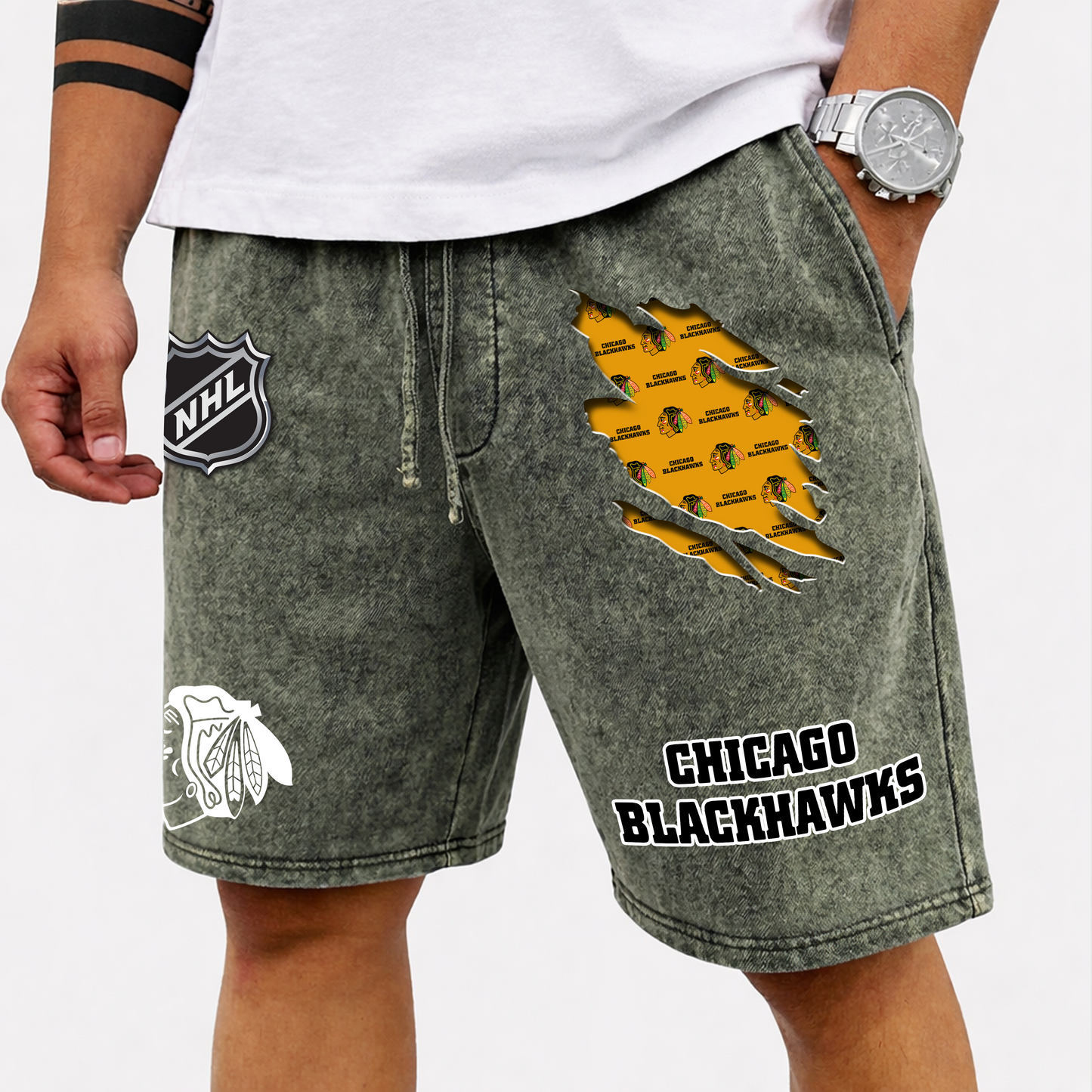 PREMIUM NHL X CB WASH SHORT FOR SUMMERS HOLIDAY V2 NDT VHM 080426