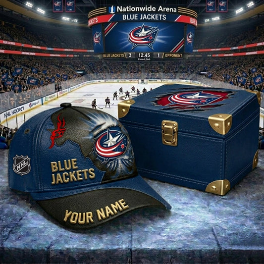 PREMIUM NHL X CBJ JESUS CRACK CUSTOM NAME HAT V30 NDT NHM 140526