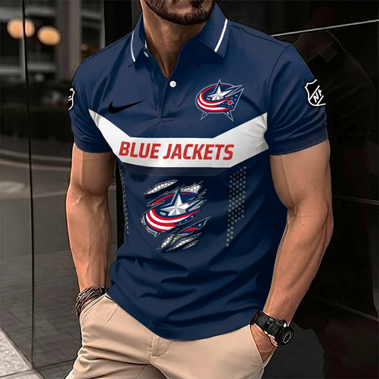 PREMIUM NHL X CBJ SHIRT FOR SUMMER HOLIDAY NDT VHM 140526