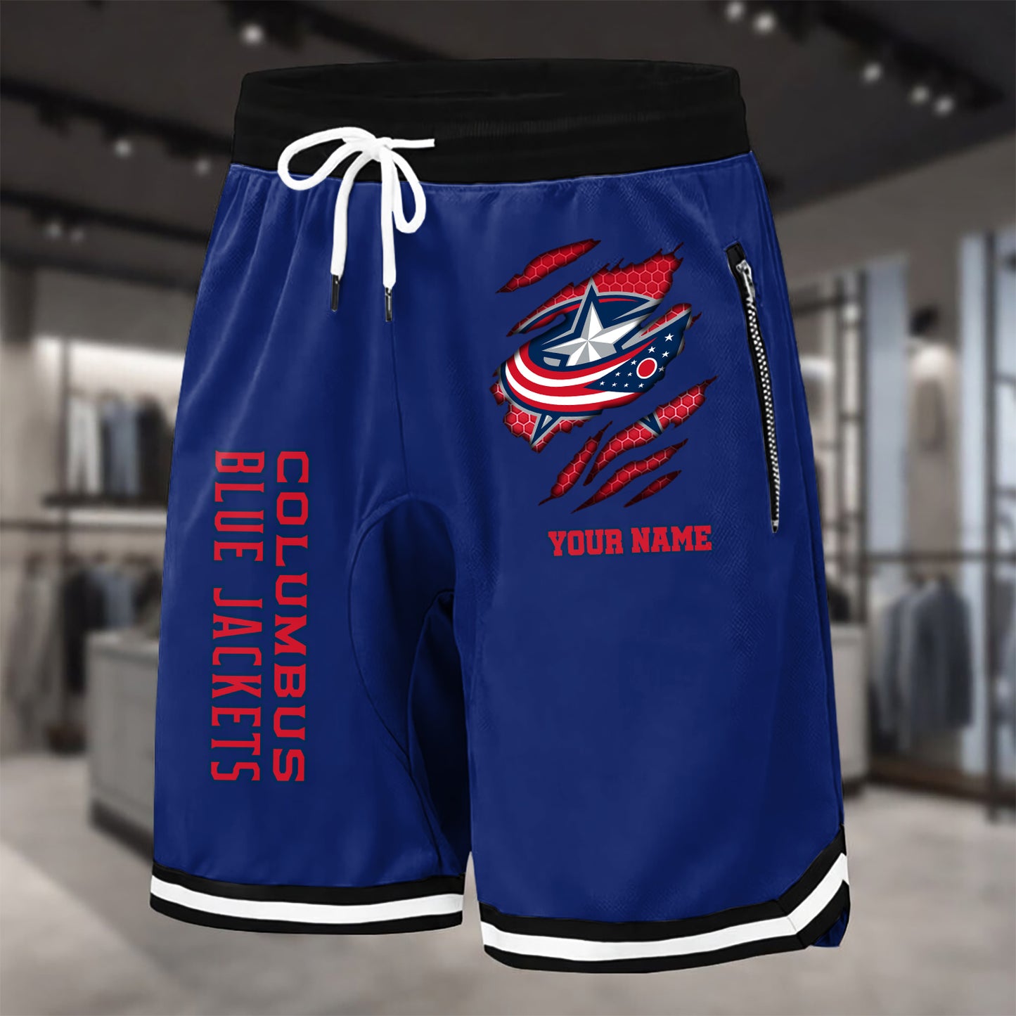 PREMIUM NHL X CBJ Summer Fitness Breathable Basketball Shorts NDT NHM 240426
