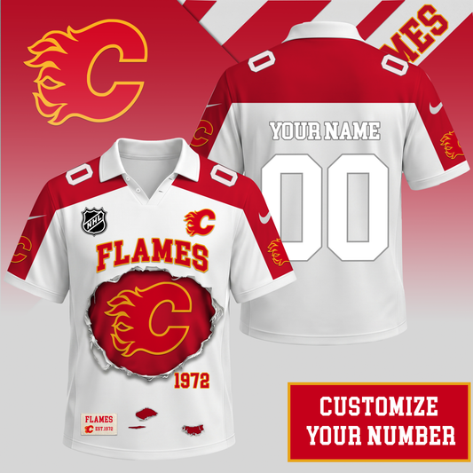 PREMIUM NHL X CF  Streetwear Polo Shirt Custom Gifts For Fan NDT VHM 010626