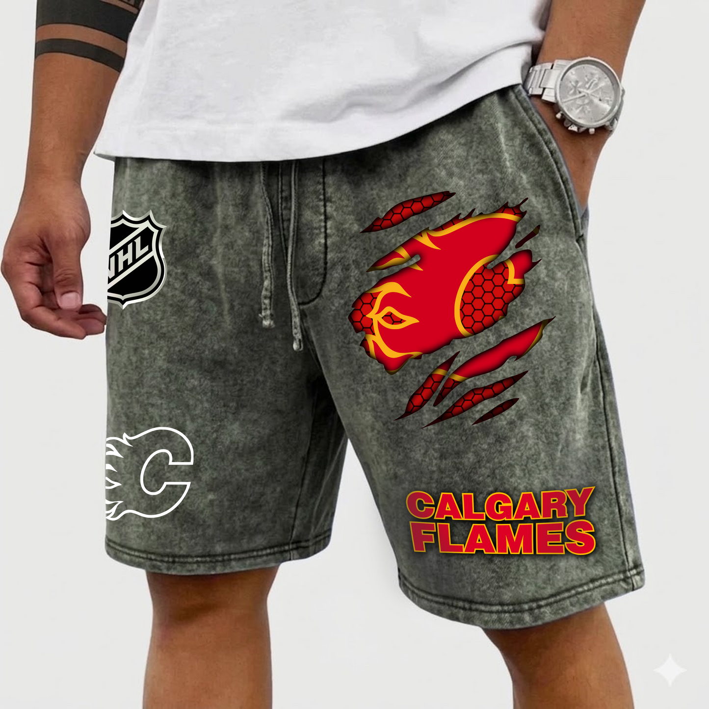 PREMIUM NHL X CF WASH SHORTS FOR SUMMER HOLIDAY NDT VHM  070426