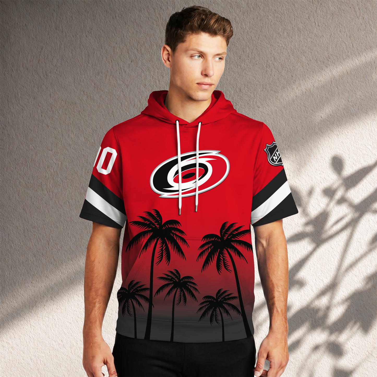PREMIUM NHL X CH Short Sleeve Hoodie T-Shirt FOR SUMMER HOLIDAY NDT VHM 160526