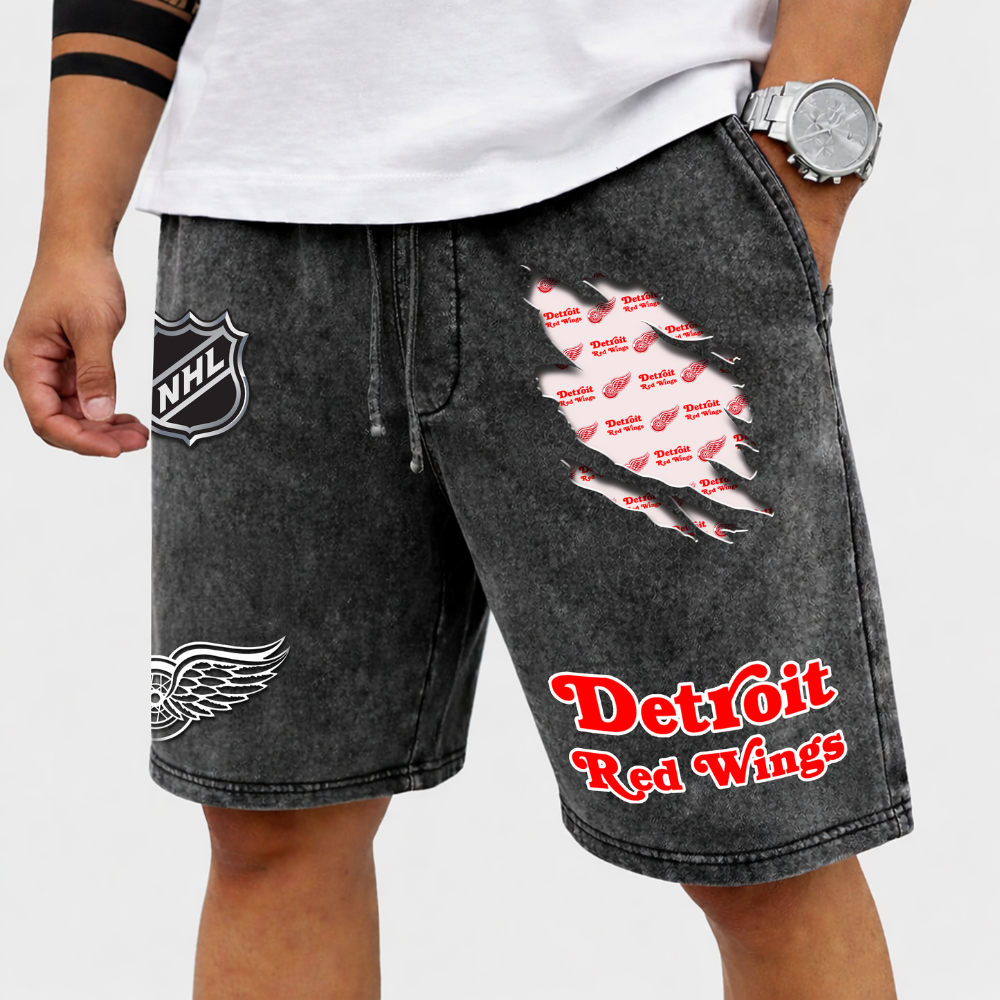 PREMIUM NHL X DRW WASH SHORT FOR SUMMERS HOLIDAY V2 NDT VHM 080426