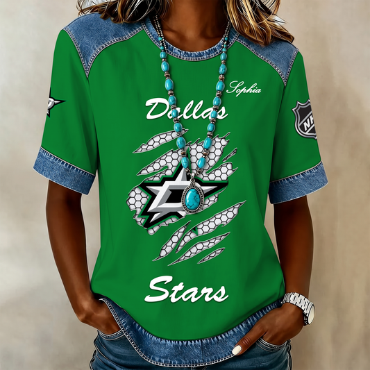 PREMIUM NHL X DS Women Retro T Shirt Custom Name Limited Edition NDT VHM 190526