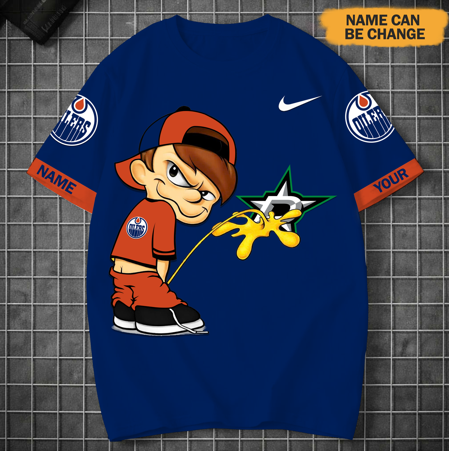 PREMIUM NHL X EO Funny Peeing Boy New Tshirt Custom Name NDT VHM 160426